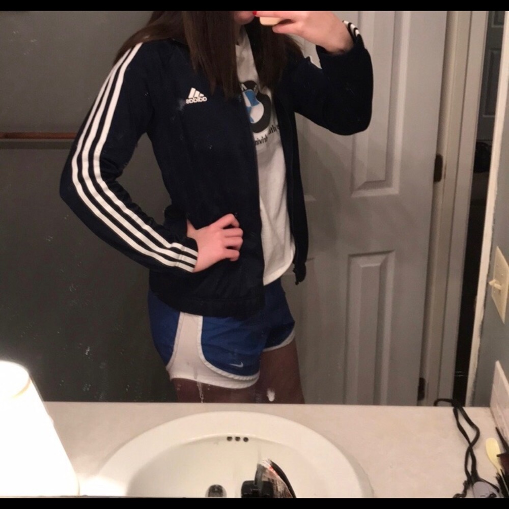 Adidas jacket ladies size large